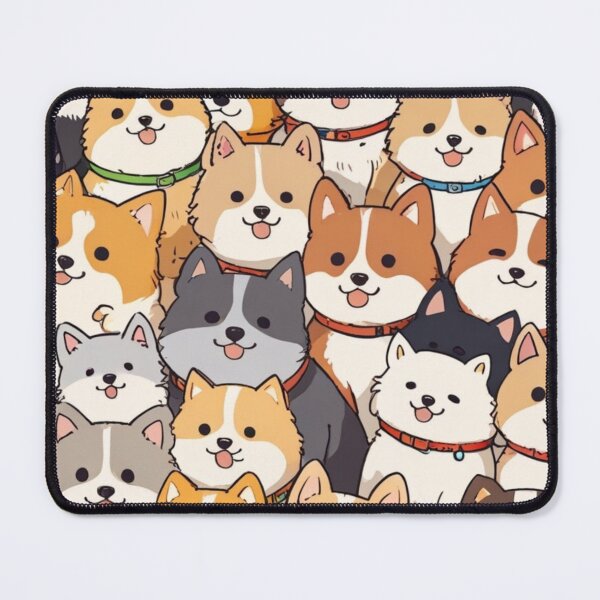 Item preview, Cute Cartoon Dogs Pattern designed and sold by MusesWhispers.