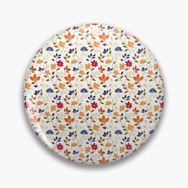Item preview, Floral pattern in warm autumn colors, seamless pattern designed and sold by GabbyKI261.