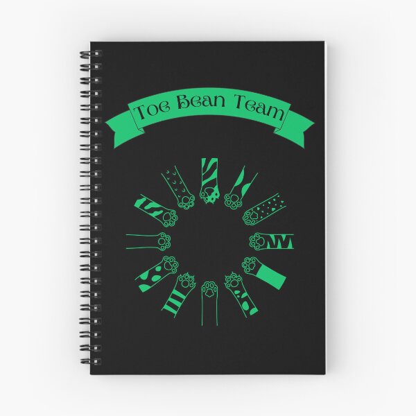 Item preview, Toe Bean Team Cat Paws Green designed and sold by MadCatPrints.