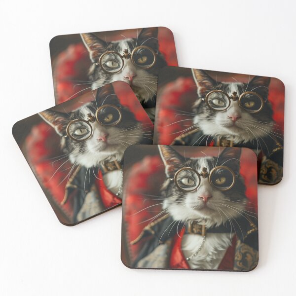 Item preview, Regal Cat in Steampunk Glasses designed and sold by Carlos Monteiro.