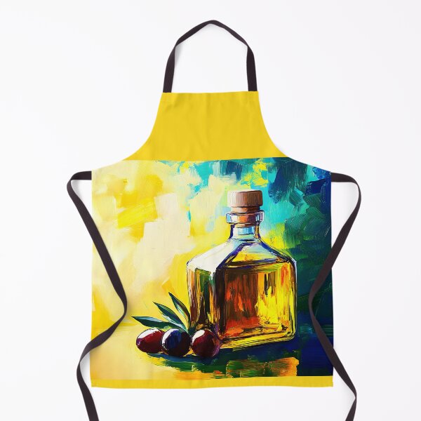 Item preview, Golden Olive Oil Delight - Rich Tones and Fresh Ingredients Digital AI Generated Abstract Art  designed and sold by OlfactoART Studio.
