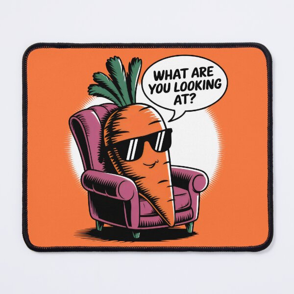 Item preview, What Are You Looking At? - Cool Carrot with Sunglasses designed and sold by Prime-Studio.