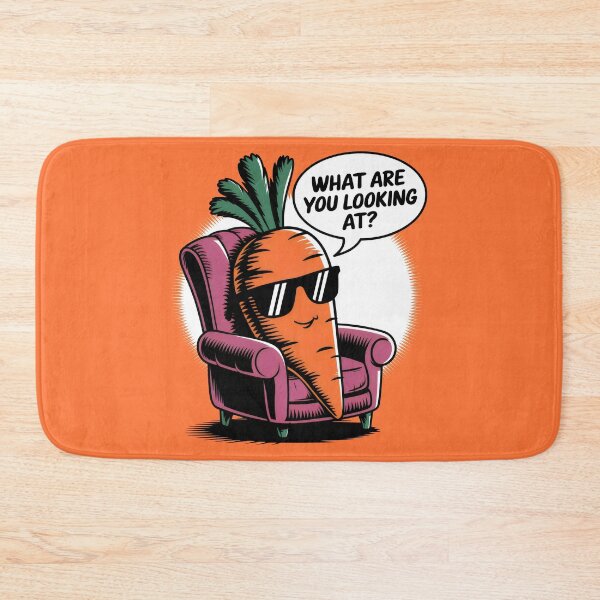 Item preview, What Are You Looking At? - Cool Carrot with Sunglasses designed and sold by Prime-Studio.