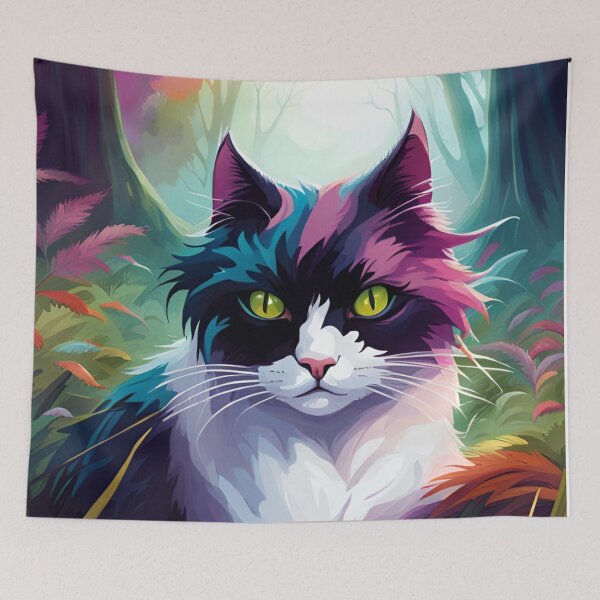 Item preview, Portrait Cat designed and sold by blackwhiteblue.