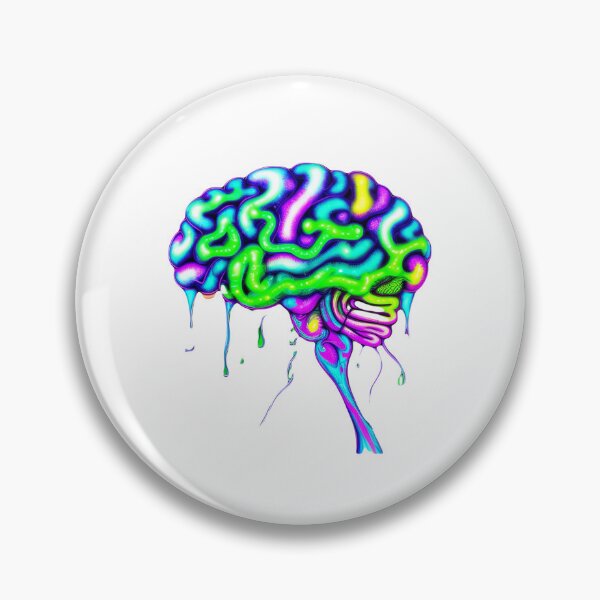 Item preview, Psychedelic brain designed and sold by Glenbobagins.