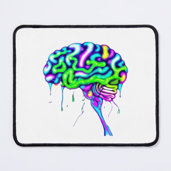 Item preview, Psychedelic brain designed and sold by Glenbobagins.