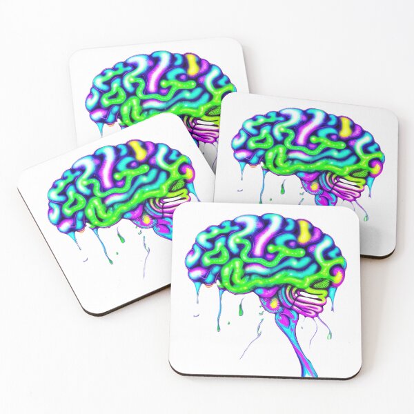Item preview, Psychedelic brain designed and sold by Glenbobagins.