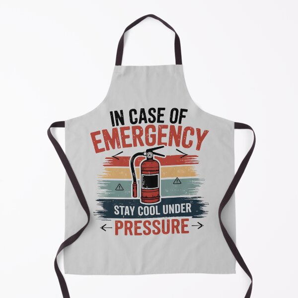 Item preview, In Case Of Emergency Stay Cool Under Pressure Fire Extinguisher Design designed and sold by GesparHouse.
