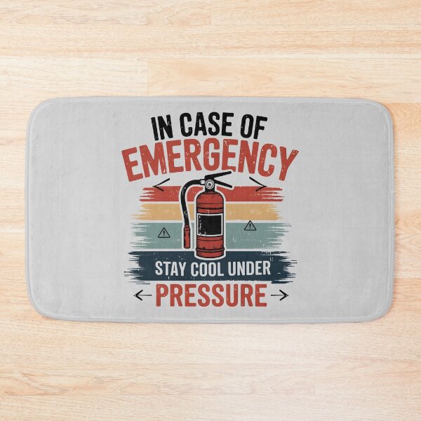 Item preview, In Case Of Emergency Stay Cool Under Pressure Fire Extinguisher Design designed and sold by GesparHouse.