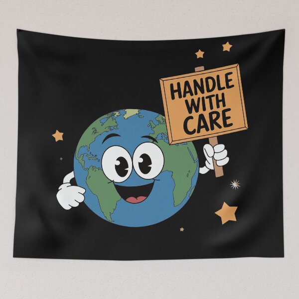 Item preview, Handle With Care Earth designed and sold by RebeccaRe.
