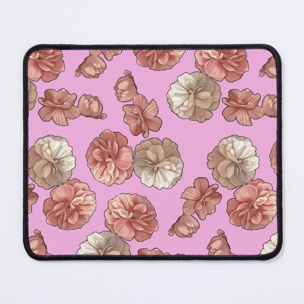 Item preview, Floral repeat pattern pink and cream designed and sold by Shoot-The-Moon.