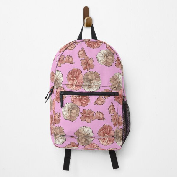 Item preview, Floral repeat pattern pink and cream designed and sold by Shoot-The-Moon.