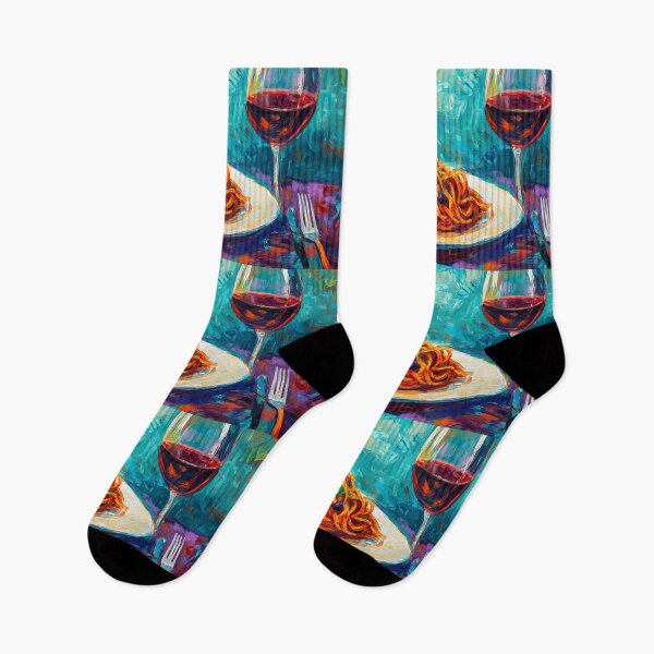 Item preview, Spaghetti Celebration - Fresh Basil, Tomatoes, and Red Wine Elegance designed and sold by OlfactoART Studio.