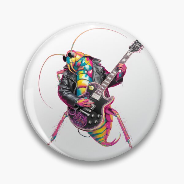 Item preview, Rock 'n' Roll Cockroach - Dancing Cockroach Rockstar designed and sold by ZingZest.