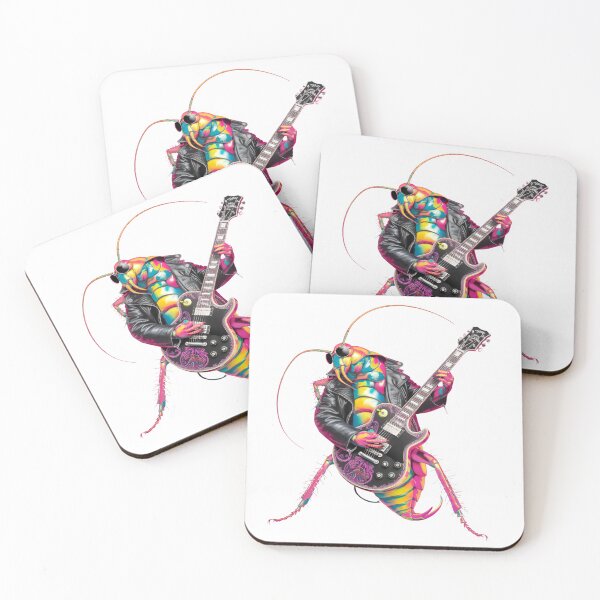 Item preview, Rock 'n' Roll Cockroach - Dancing Cockroach Rockstar designed and sold by ZingZest.