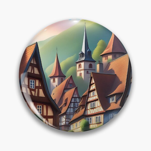 Item preview, Old town in Switzerland designed and sold by Purr95.