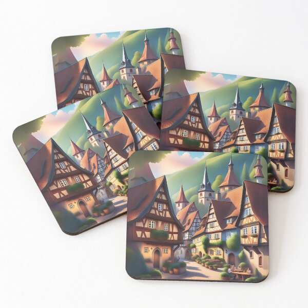 Item preview, Old town in Switzerland designed and sold by Purr95.