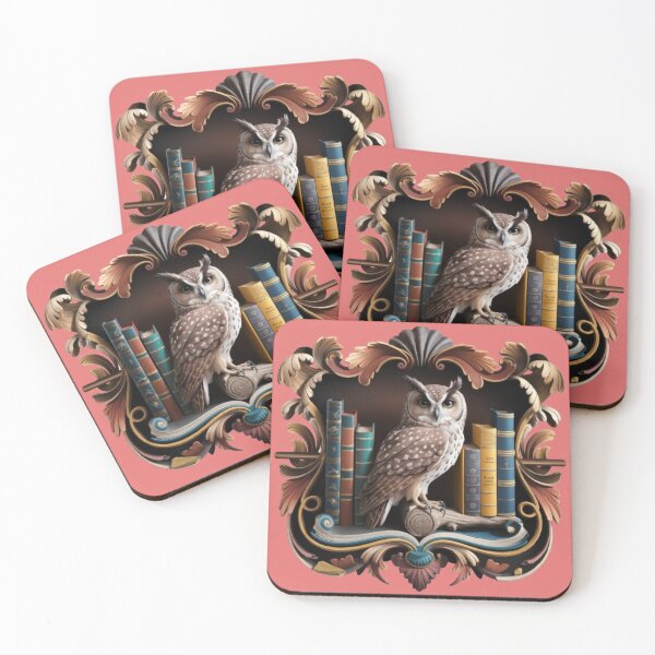 Item preview, Owl and Books designed and sold by 123ks.