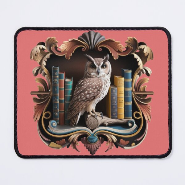 Item preview, Owl and Books designed and sold by 123ks.