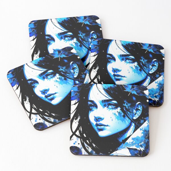 Item preview, Lady in Blue designed and sold by blackwhiteblue.