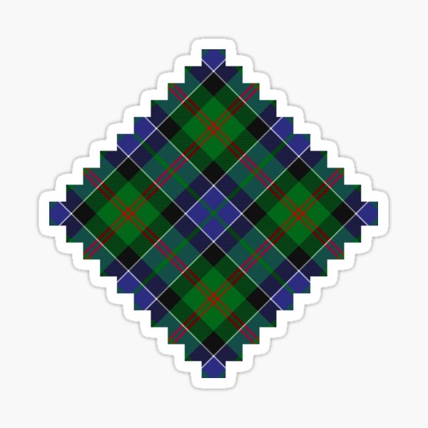 Vista previa del artículo con la obra «Tartán del clan Paterson rotado», diseñado y vendido por sifis.