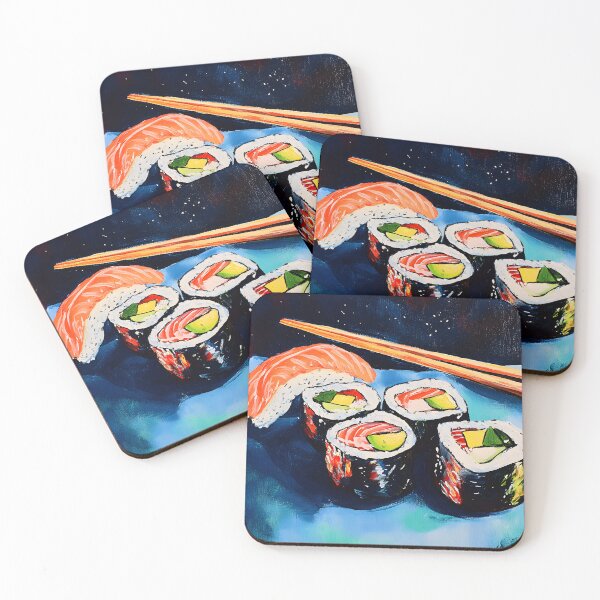 Item preview, Cosmic Sushi Delight - A Fusion of Tradition and Artistic Flair Gourmet Japanese Cuisine designed and sold by OlfactoART Studio.