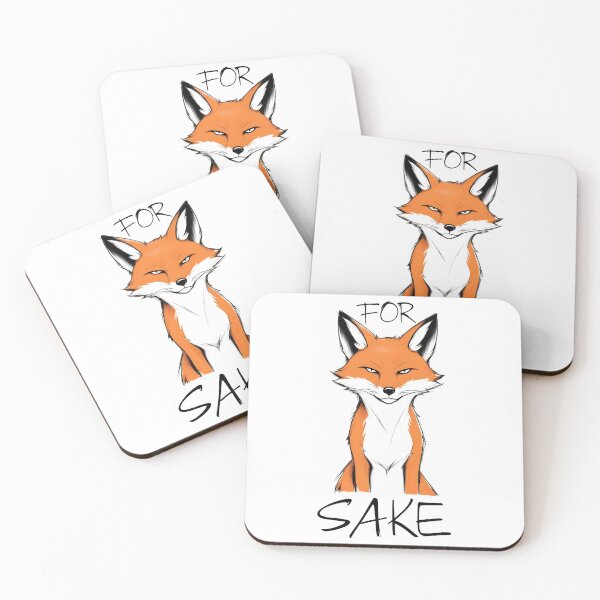 Item preview, A Fox With Bold Outlines - For Fox Sake designed and sold by Ink & Fabric.