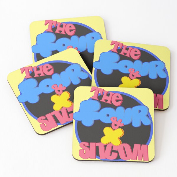 Item preview, Four and X Sitcom logo designed and sold by Pixiefunpup.