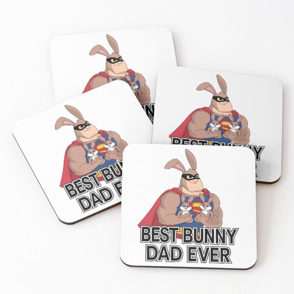 Item preview, Superhero Bunny Dad - Best Bunny Dad Ever designed and sold by ZingZest.