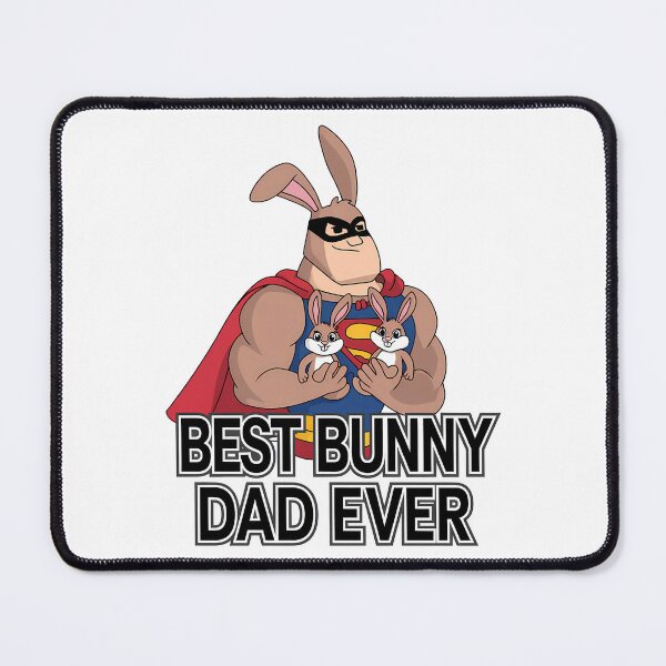 Item preview, Superhero Bunny Dad - Best Bunny Dad Ever designed and sold by ZingZest.