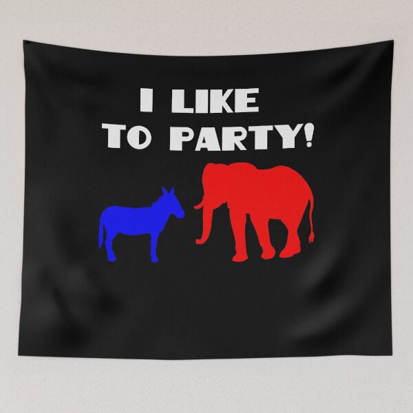 Item preview, I LIKE TO PARTY! Funny political party shirt designed and sold by snowry.