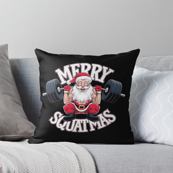 Item preview, Merry Squatmas Santa Funny Gym Lifting Workout designed and sold by luannsemmsobre.