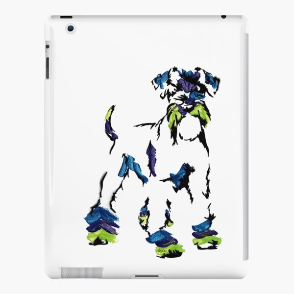 John the Schnauzer *dark iPad Snap Case