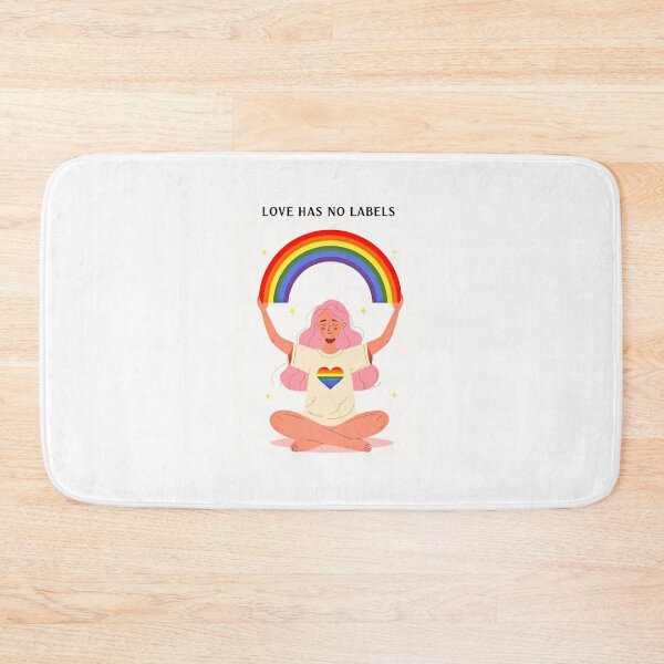 Item preview, Love has no labels - Rainbow Pride Design designed and sold by Earth Nature Creations.