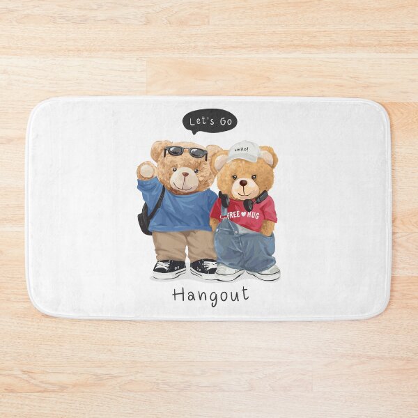 Item preview, Cool Teddy Duo: Let's Hang Out designed and sold by Philip-p22.