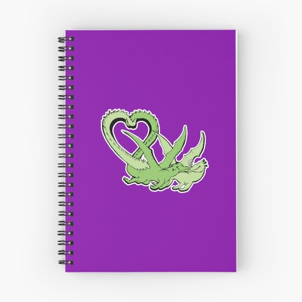 Item preview, Valentine's Day Dragons Loving Couple Tail Shap of Heart Illustration designed and sold by FlyingBoutique.