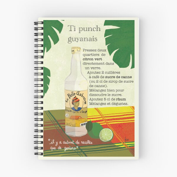 Item preview, The authentic ti-punch recipe from French Guiana designed and sold by Kat-Heremiti.