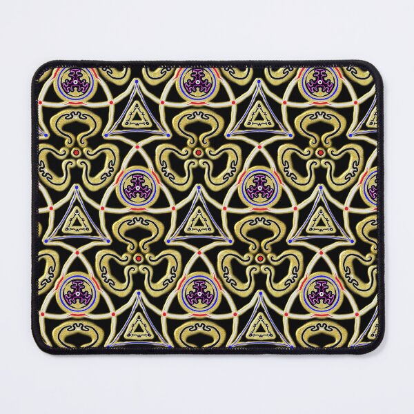 Item preview, Hand drawn repeat pattern with embossed gold effect. designed and sold by Shoot-The-Moon.