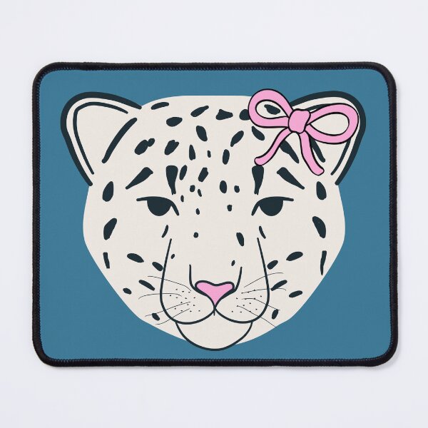 Item preview, Coquette Snow Leopard designed and sold by Magnolia Valley Art.