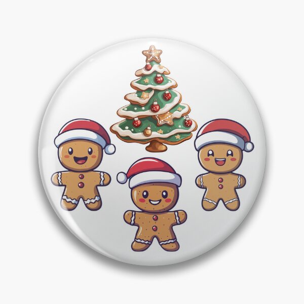 Item preview, Festive Christmas tree and cheerful Christmas gingerbreads. Merry Christmas to everyone designed and sold by All43.