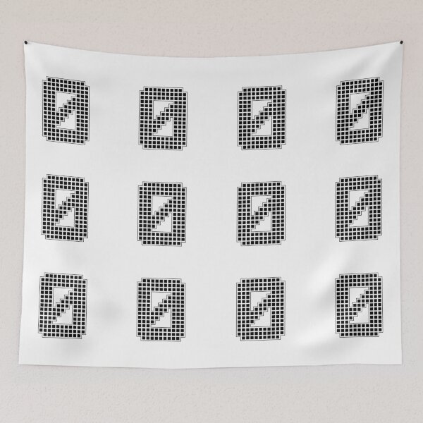Item preview, Number 0 - Black Pixel Block Character designed and sold by PixelGlyphs.