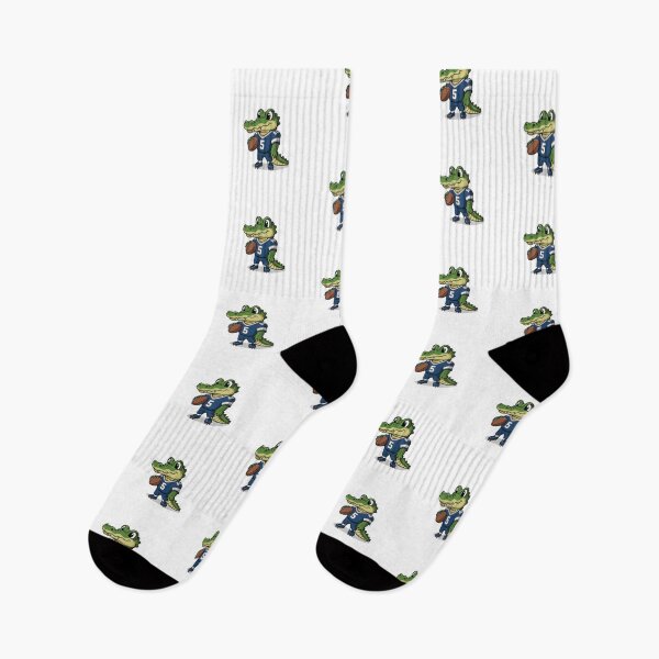Item preview, Funny baby crocodile design as an American football player. Crocodylidae designed and sold by StyleFused.