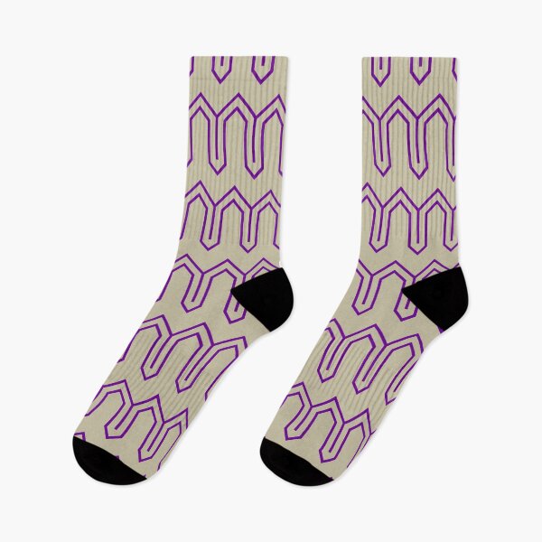Item preview, Art Deco Pattern 05 - Romantic Purple on Off-White designed and sold by elektronen.
