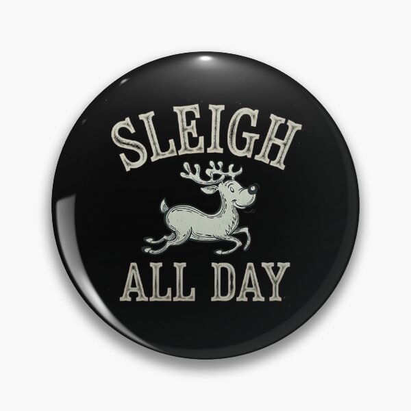 Item preview, Sleigh All Day - Ugly Christmas Sweater, Sleigh Hair Don't Care, Holiday Gift, Reindeer Deer Santa, Christmas Tree designed and sold by luannsemmsobre.