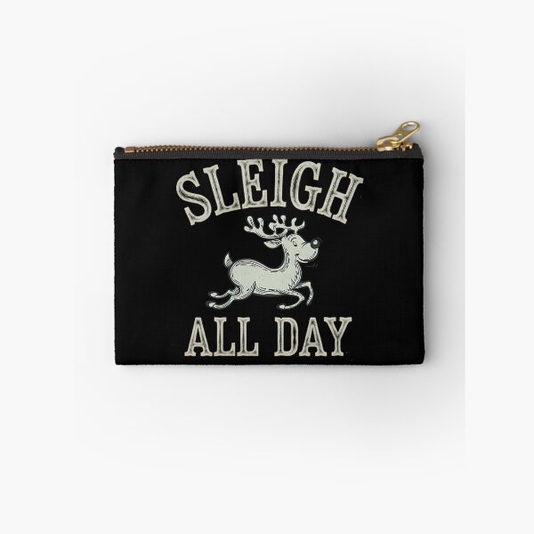 Item preview, Sleigh All Day - Ugly Christmas Sweater, Sleigh Hair Don't Care, Holiday Gift, Reindeer Deer Santa, Christmas Tree designed and sold by luannsemmsobre.