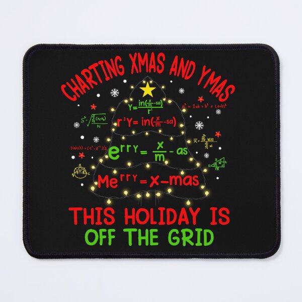 Item preview, Funny Mathematics Christmas Unisex Tee - Charting Xmas Ymas Holiday Off The Grid, Math Xmas Shirt, Geeky Christmas Tee, Nerd designed and sold by PrintSplurge.