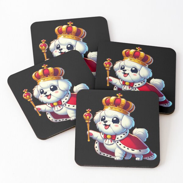 Item preview, Tan Maltese The Four-Legged King designed and sold by UrbanCanvvas.