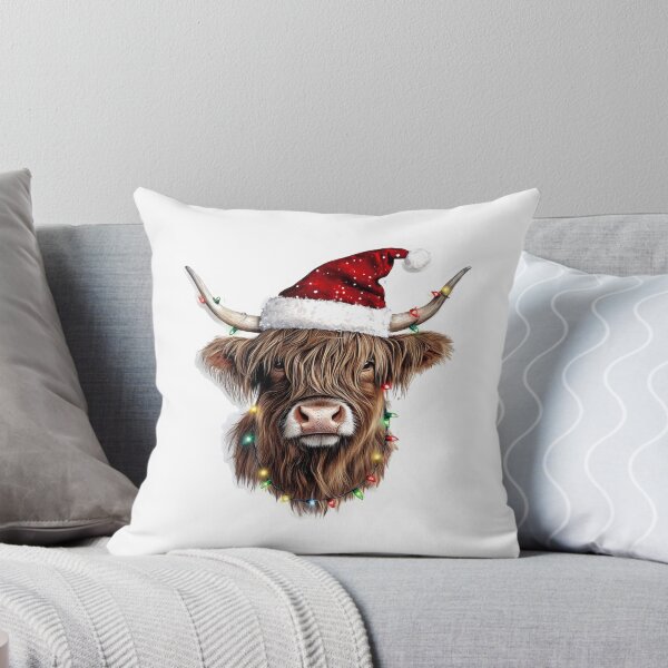 Item preview, Christmas Highland Cow designed and sold by NicolasGlowArt.