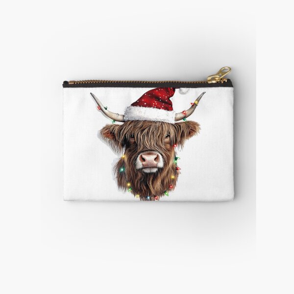 Item preview, Christmas Highland Cow designed and sold by NicolasGlowArt.