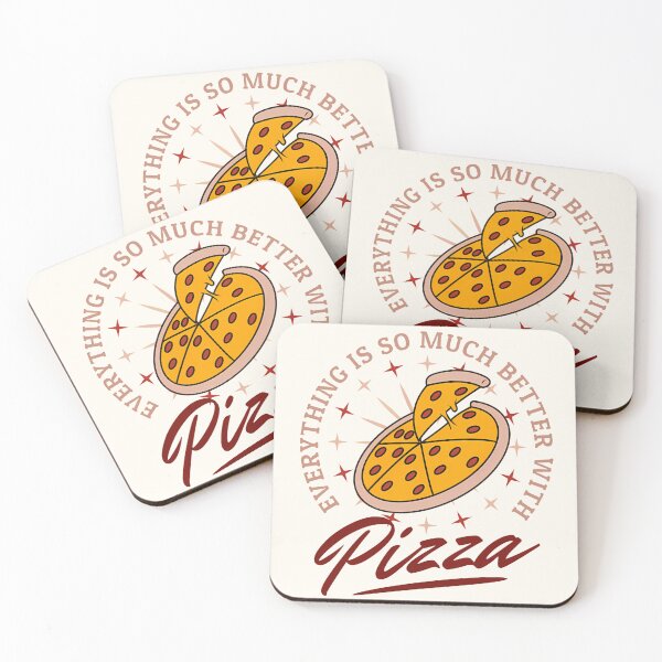 Item preview, Everything is better with pizza. designed and sold by nadyushka-art.